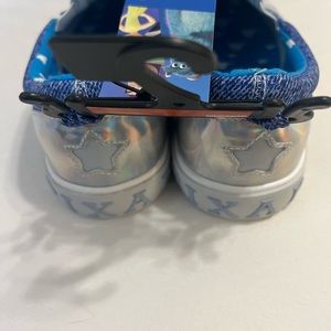 Brand new with tags deck shoes. Disney Pixar theme.